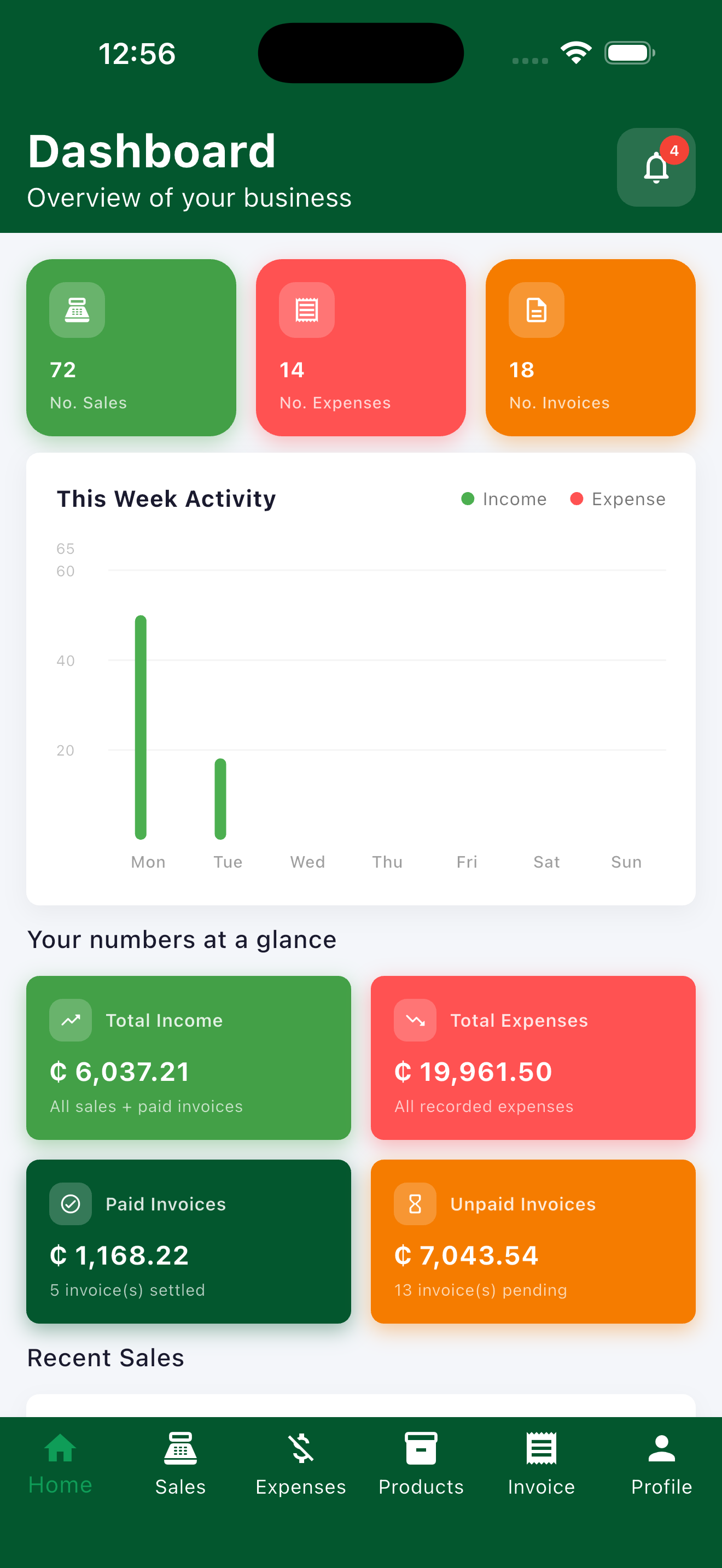 Pister Invoice app